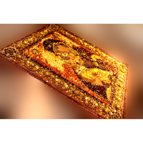 Набор для вышивания хрустальными бусинами ОБРАЗА В КАМЕНЬЯХ арт. 7755 Владимирская Божья матерь 37.5х49 см Набор для вышивания хрустальными бусинами ОБРАЗА В КАМЕНЬЯХ арт. 7755 Владимирская Божья матерь 37.5х49 см