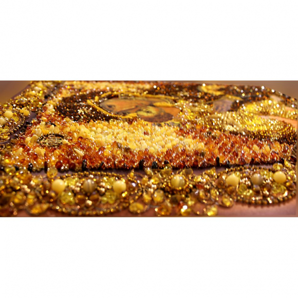 Набор для вышивания хрустальными бусинами ОБРАЗА В КАМЕНЬЯХ арт. 7755 Владимирская Божья матерь 37.5х49 см Набор для вышивания хрустальными бусинами ОБРАЗА В КАМЕНЬЯХ арт. 7755 Владимирская Божья матерь 37.5х49 см