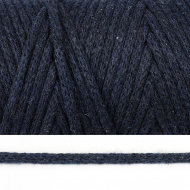 Шнур круглый х/б 04мм цв.2109 т.джинс уп.100м