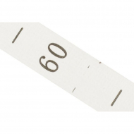 Размерники полиэстер 60 белый 10х25 мм ТВ в рул. 300 шт Размерники полиэстер 60 белый 10х25 мм ТВ в рул. 300 шт