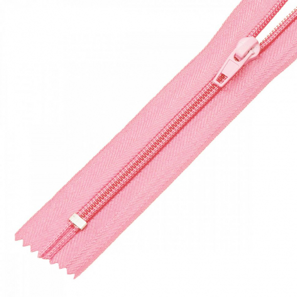 Молния MaxZipper пласт. спираль №5-N 18см н/р цв.F134 св.розовый уп.50шт
