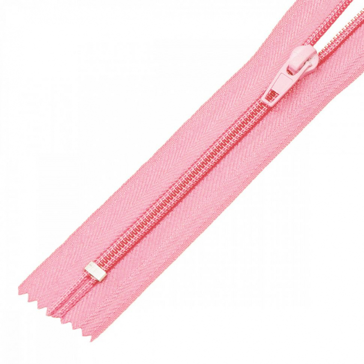 Молния MaxZipper пласт. спираль №5-N 18см н/р цв.F134 св.розовый уп.50шт