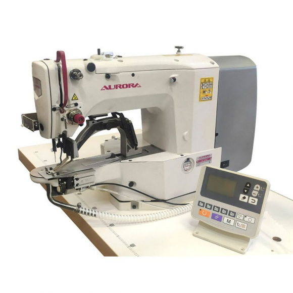 Автоматическая закрепочная машина с пневматическим устройством обрезки цепочки нитей Aurora A-1910K