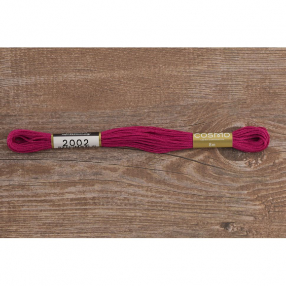 Мулине COSMO однотонный цвет 2002 Мулине COSMO однотонный цвет 2002