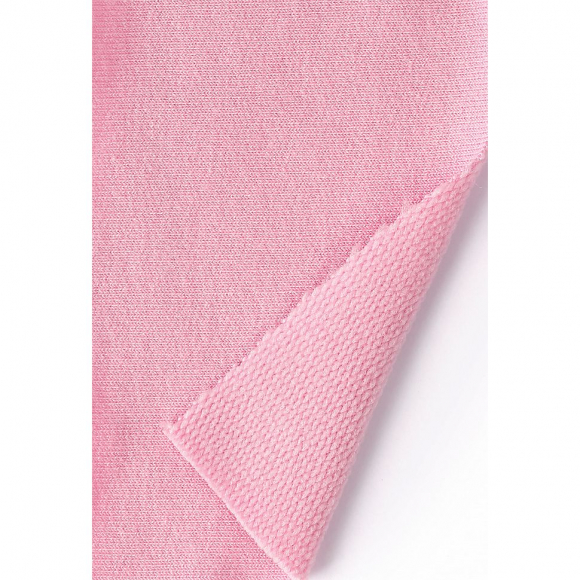 Ткань трикотаж Футер 2х нитка петля 70%пэ 25%вис 5%спан 220г 160см S207 роза рул.35м