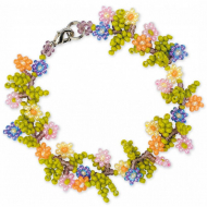 Набор для бисероплетения РИОЛИС арт.В215 Браслет Полянка 17 см