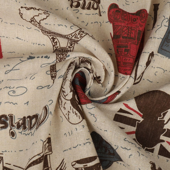 Ткань Лен, арт.TBY.DJ.63, 140г/м?, 30% лен 70% хлопок, шир.150см, уп.3м Ткань Лен, арт.TBY.DJ.63, 140г/м?, 30% лен 70% хлопок, шир.150см, уп.3м