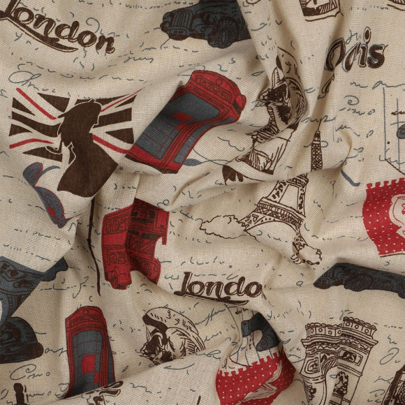 Ткань Лен, арт.TBY.DJ.63, 140г/м?, 30% лен 70% хлопок, шир.150см, уп.3м Ткань Лен, арт.TBY.DJ.63, 140г/м?, 30% лен 70% хлопок, шир.150см, уп.3м