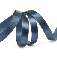 Лента атласная 12мм цв.3168 т.синий IDEAL уп.27,4 м