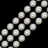 Бусины на нитях арт. ABS-22 бусины ?10мм уп. 9,14м