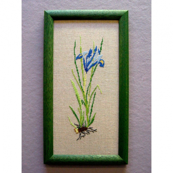 Набор для вышивания OEHLENSCHLAGER арт.33040 Ирис 17х35 см