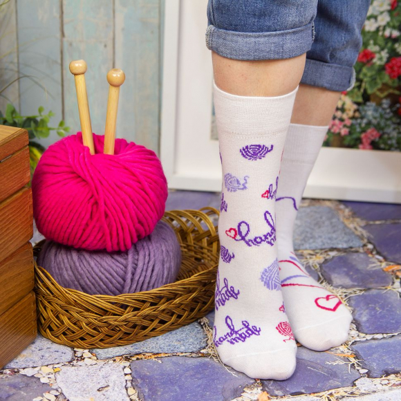 182922_Носки с дизайном "Вязание" 182922_Носки с дизайном "Вязание"