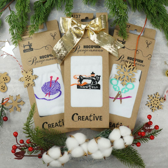 182922_Носки с дизайном "Вязание" 182922_Носки с дизайном "Вязание"