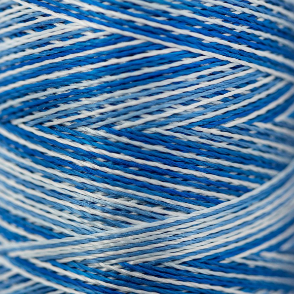 Нитки для вышивания Gamma мультиколор M120/2 100% вискоза 5000 я цв.Set 7 синие