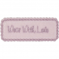 Термоаппликация "Носить с любовью"