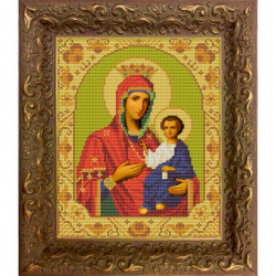 Рисунок на ткани (Бисер) КОНЁК арт. 9207 Богородица Иверская 20х25 см