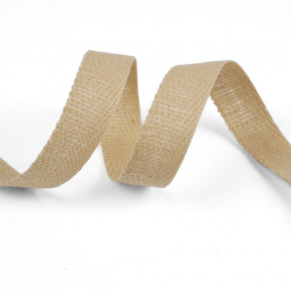 Тесьма киперная 13 мм хлопок 1,8г/см арт.12.2С-253К.13.068 цв.св.бежевый уп.50м