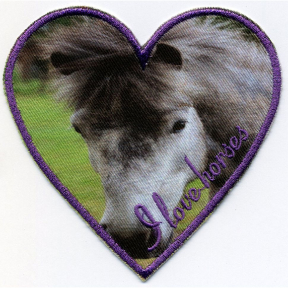 Термоаппликация HKM "I love horses" Термоаппликация HKM "I love horses"