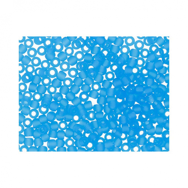 Бисер Япония "TOHO" 11/0  круглый 2  2.2 мм 5 х 5 г №0003CF голубой матовый