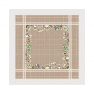 Набор для вышивания Le Bonheur des Dames арт.6019 Скатерть Fleurs (Декабрь В Цветах) 140х140 см