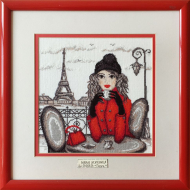 91205_Вышитая картина "Париж"