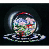 Набор для вышивания СДЕЛАЙ СВОИМИ РУКАМИ арт.Ш-04 Шары желаний. Весенний каприз 32х26 см