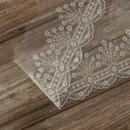 185673_Кружево-вышивка на тюле, 50 мм