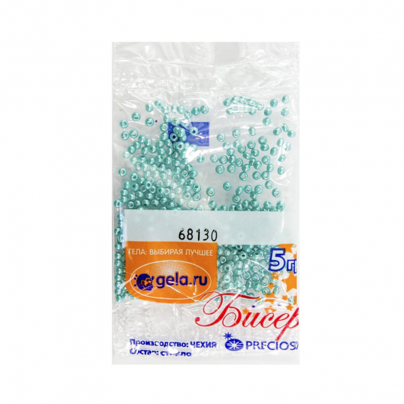 Бисер №10, 5 г., цвет 68130