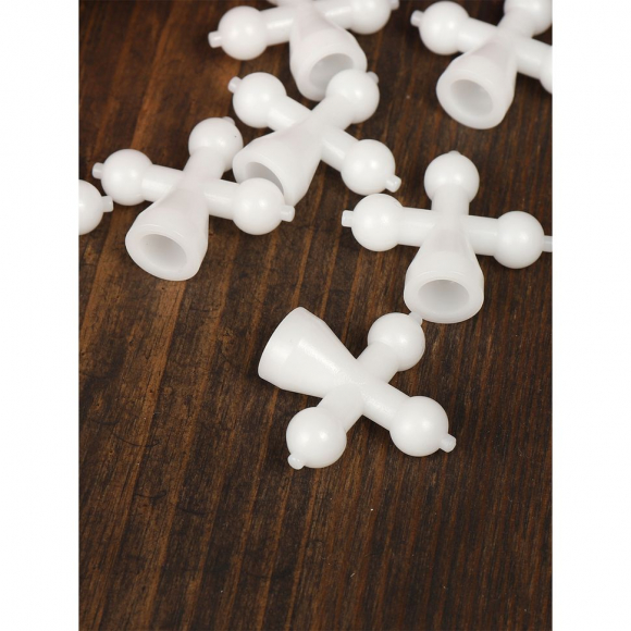 Переходник X-образный (тип Б), 3 папы и 1 мама, 12 мм, упак. 50 шт