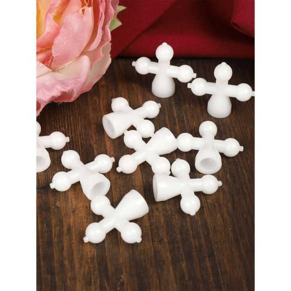 Переходник X-образный (тип Б), 3 папы и 1 мама, 12 мм, упак. 50 шт