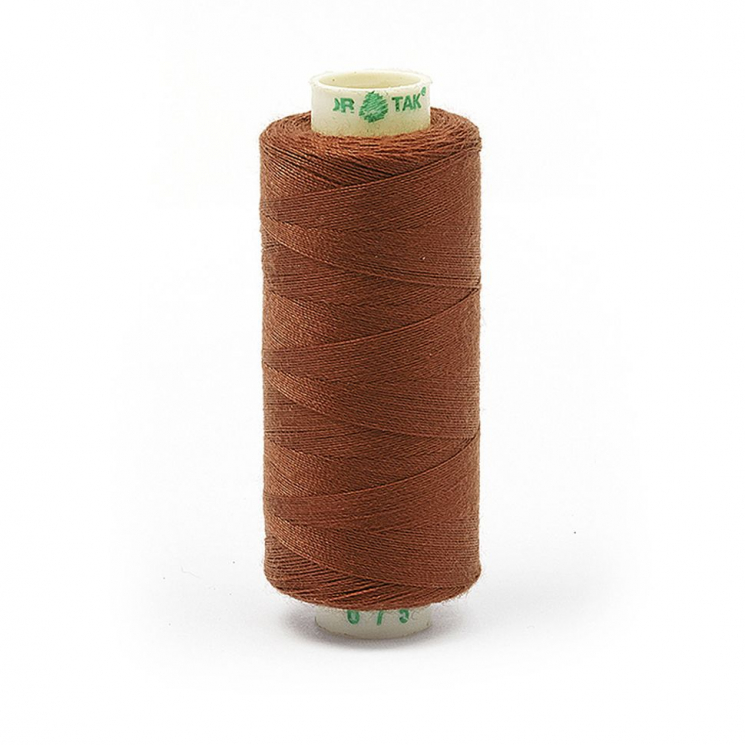 Нитки Dor Tak бытовые 40/2 полиэстер 366м цв.675 св.коричневый