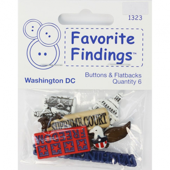 63377_Набор декоративных элементов Favorite Findings "Вашингтон"