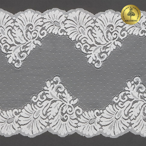 Кружево-стрейч KRUZHEVO арт.TBY.L2204 шир.215мм (под заказ)