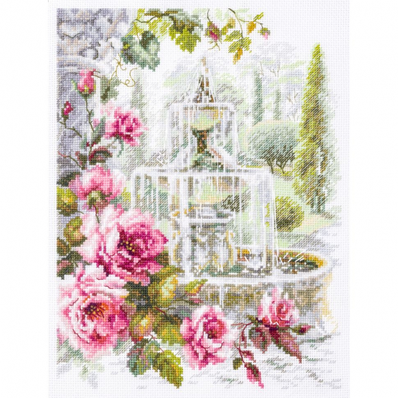 Набор для вышивания ЧУДЕСНАЯ ИГЛА арт.110-063 Фонтан желаний 20х26 см