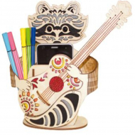 Набор-конструктор с вышивкой ЧАРИВНА МИТЬ арт.F-069 Енот 22х21,5х5,8 см фанера