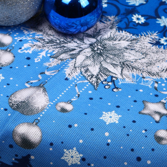 Ткань Рогожка 165 г/м? 100% хлопок шир.150 см арт.Rg.0409.5.5 цв.05 синий уп.5м