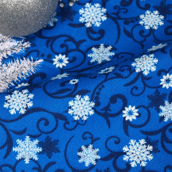 Ткань Рогожка 165 г/м? 100% хлопок шир.150 см арт.Rg.0409.5.5 цв.05 синий уп.5м