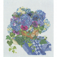 Набор для вышивания THEA GOUVERNEUR арт.3025 Гортензия-Анемоны 37х42 см Набор для вышивания THEA GOUVERNEUR арт.3025 Гортензия-Анемоны 37х42 см