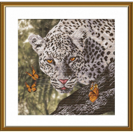 Набор для вышивания мулине НОВА СЛОБОДА арт.СВ3206 Кошечка 32х32 см