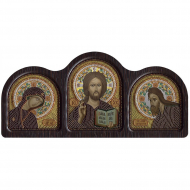 Набор для вышивания бисером НОВА СЛОБОДА арт.СЕ6001 Деисусный Чин 24х11 см Набор для вышивания бисером НОВА СЛОБОДА арт.СЕ6001 Деисусный Чин 24х11 см