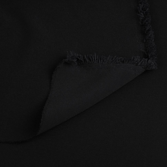 Ткань Креп, арт.5143-10, плот.300г/м,90% ПЭ 10% эластан, шир.150см, цв.10 черный уп.3м