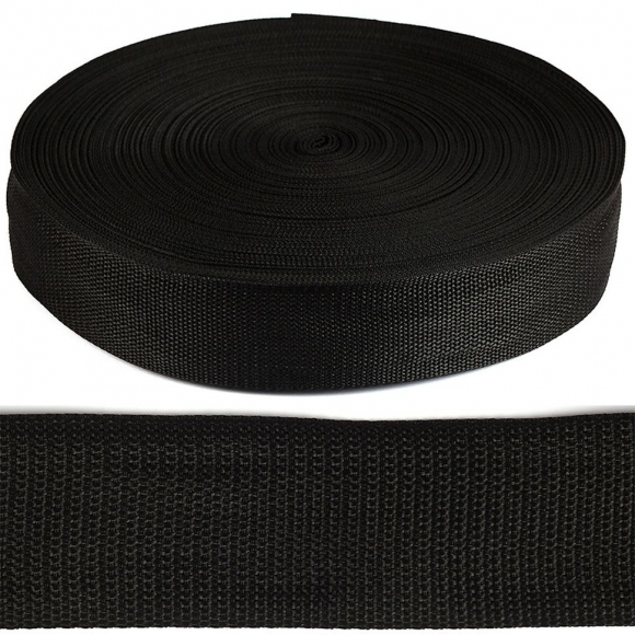 Стропа лента ременная TBY.4850322 50мм цв.черный уп.50м