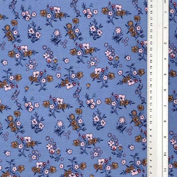 Ткань Штапель  TBY Vi-2108027-c1 плот 110г/м2 100% вискоза шир. 145 см цв.с1 сиреневый рул.25м