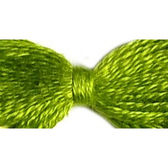 Нитки мулине цв.4708 зеленый 12х10м С-Пб