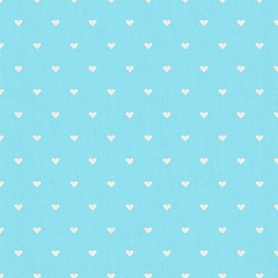 Ткань для пэчворка PEPPY Бабушкин Сундучок 140 г/м? 100% хлопок цв.БС-38 сердечки голубой уп.50х55 см