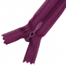 Молния потайная нераз 35см S-265 фиолетовый грязный SBS уп.100шт
