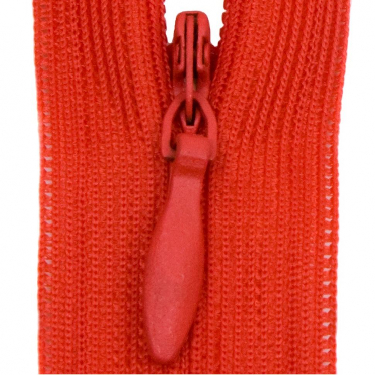 Молния потайная нераз 50см S-819 красный SBS уп.100шт