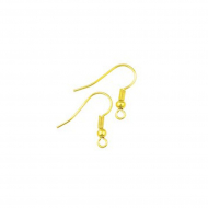 Швензы TESОRO nickel free арт.TS-NF01 цв.золото