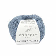 186988_Пряжа Summer Tweed, 80% хлопок, 18% пенька, 2% полиэстер, 50 г, 92 м
