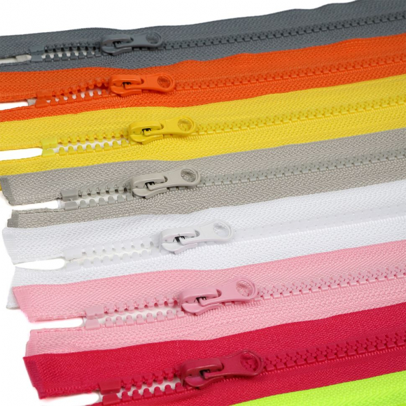 Молния MaxZipper трактор №5 1 замок усил.зв., 40см АССОРТИ №1 уп.10цв х 5шт